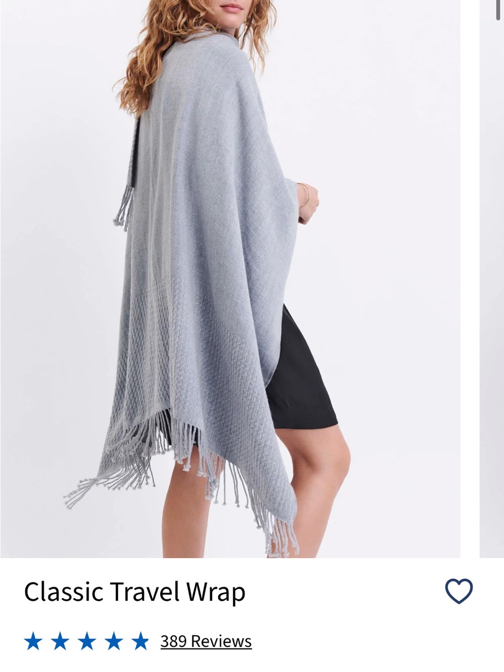 Soft Light Gray Woven wrap Timeless Neutral Comfort